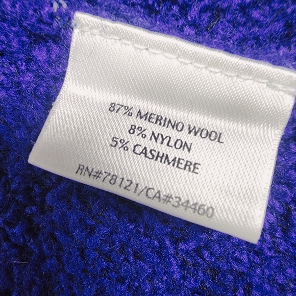 Eileen Fisher Merino Cashmere Shawl Collar Open Cardigan L - Picture 3 of 4